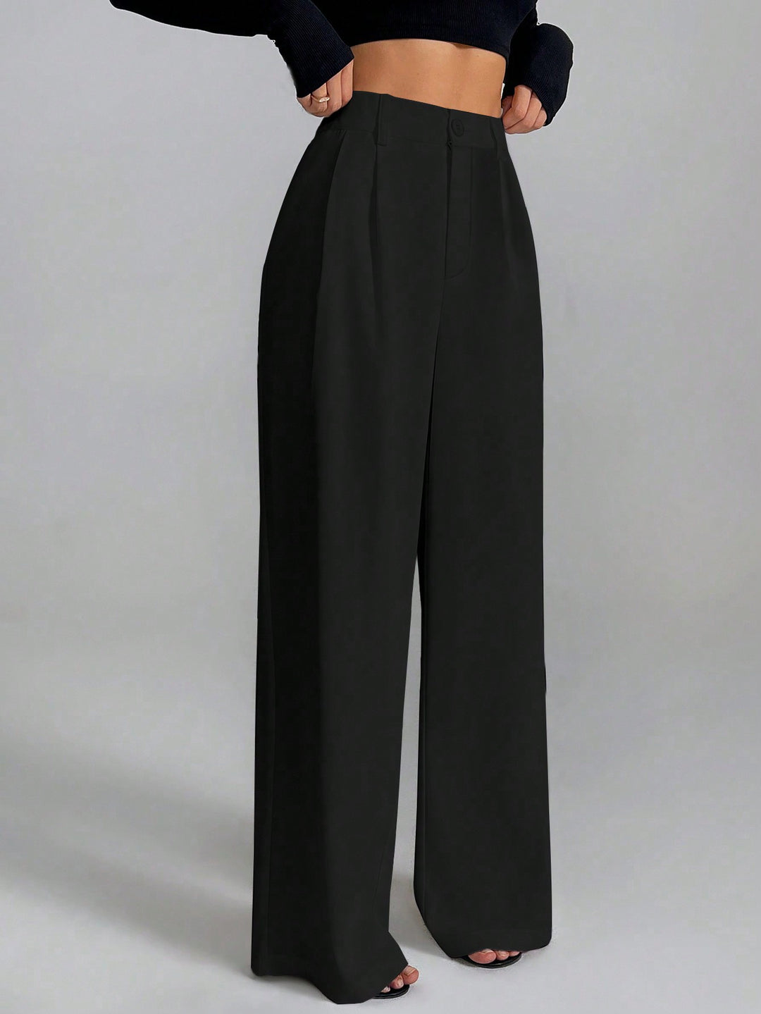 Pantaloni SHEIN, negru