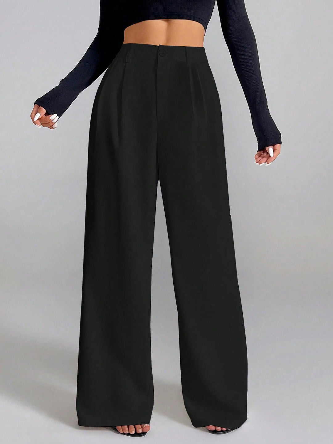 Pantaloni SHEIN, negru
