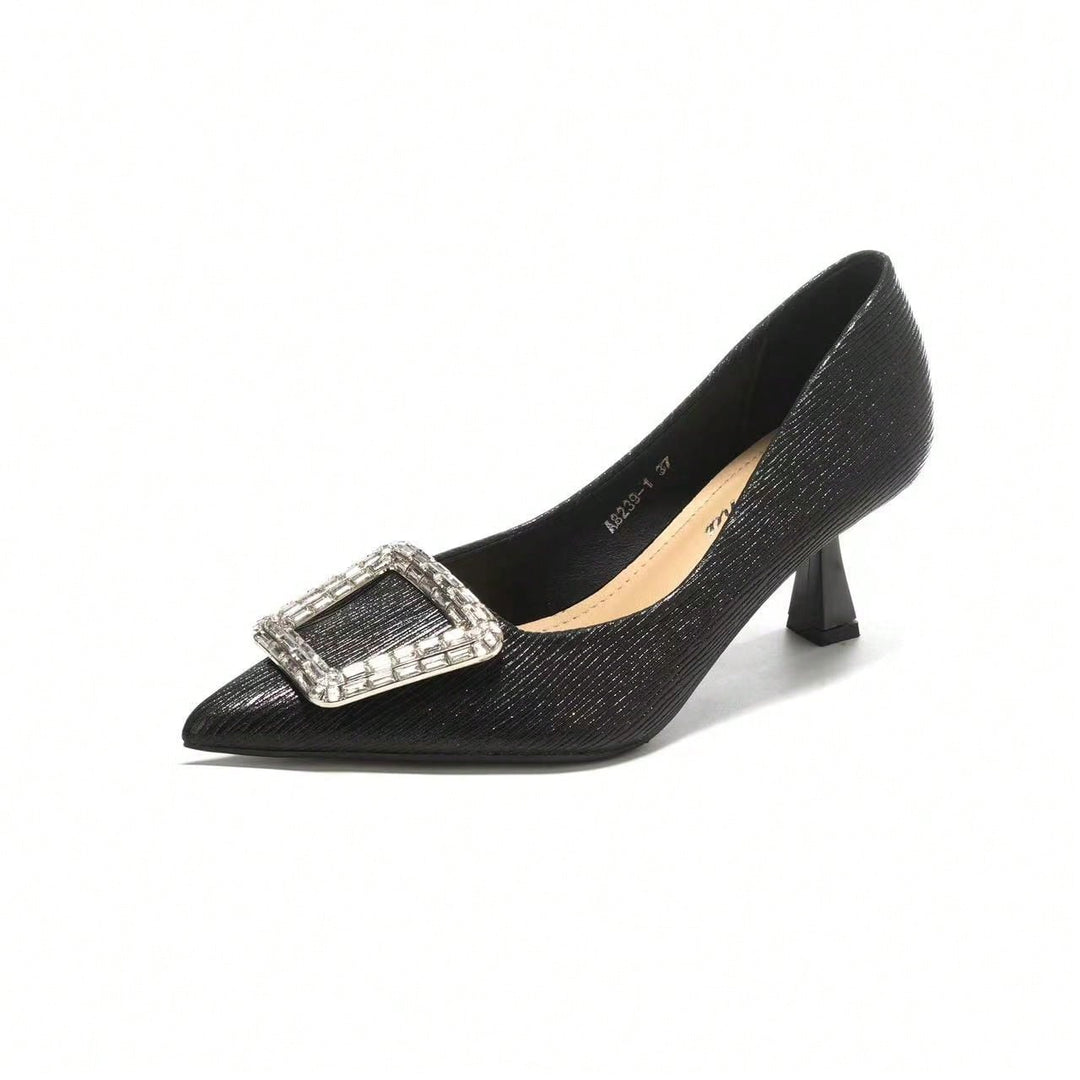 Pantofi cu toc SHEIN, negru