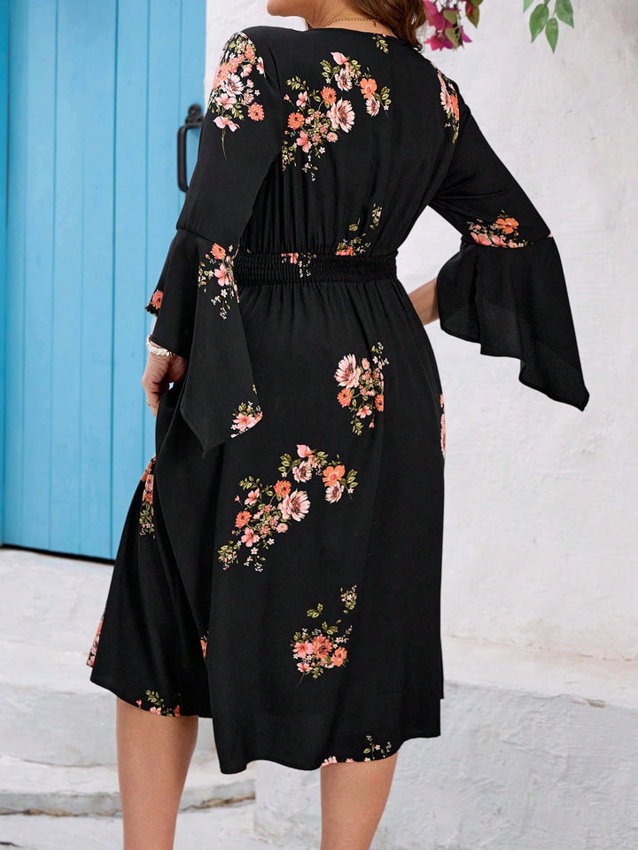 SHEIN midi ruha, vegyes színek