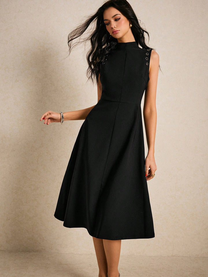 Rochie midi SHEIN, negru