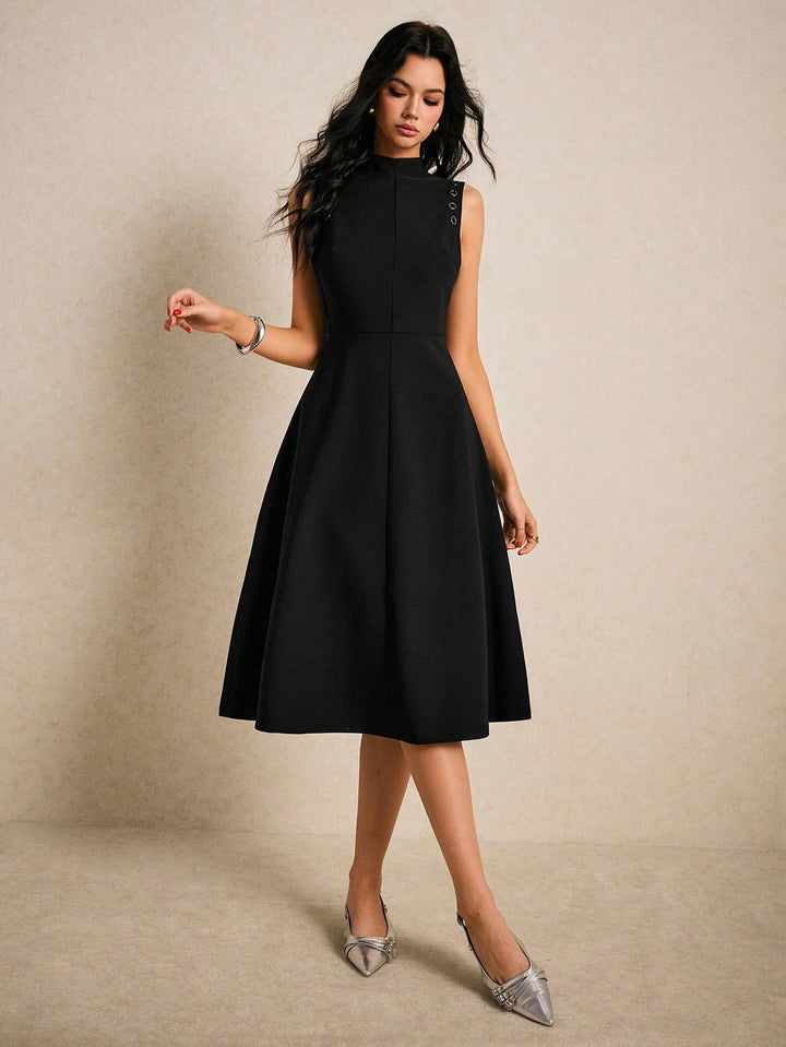 Rochie midi SHEIN, negru
