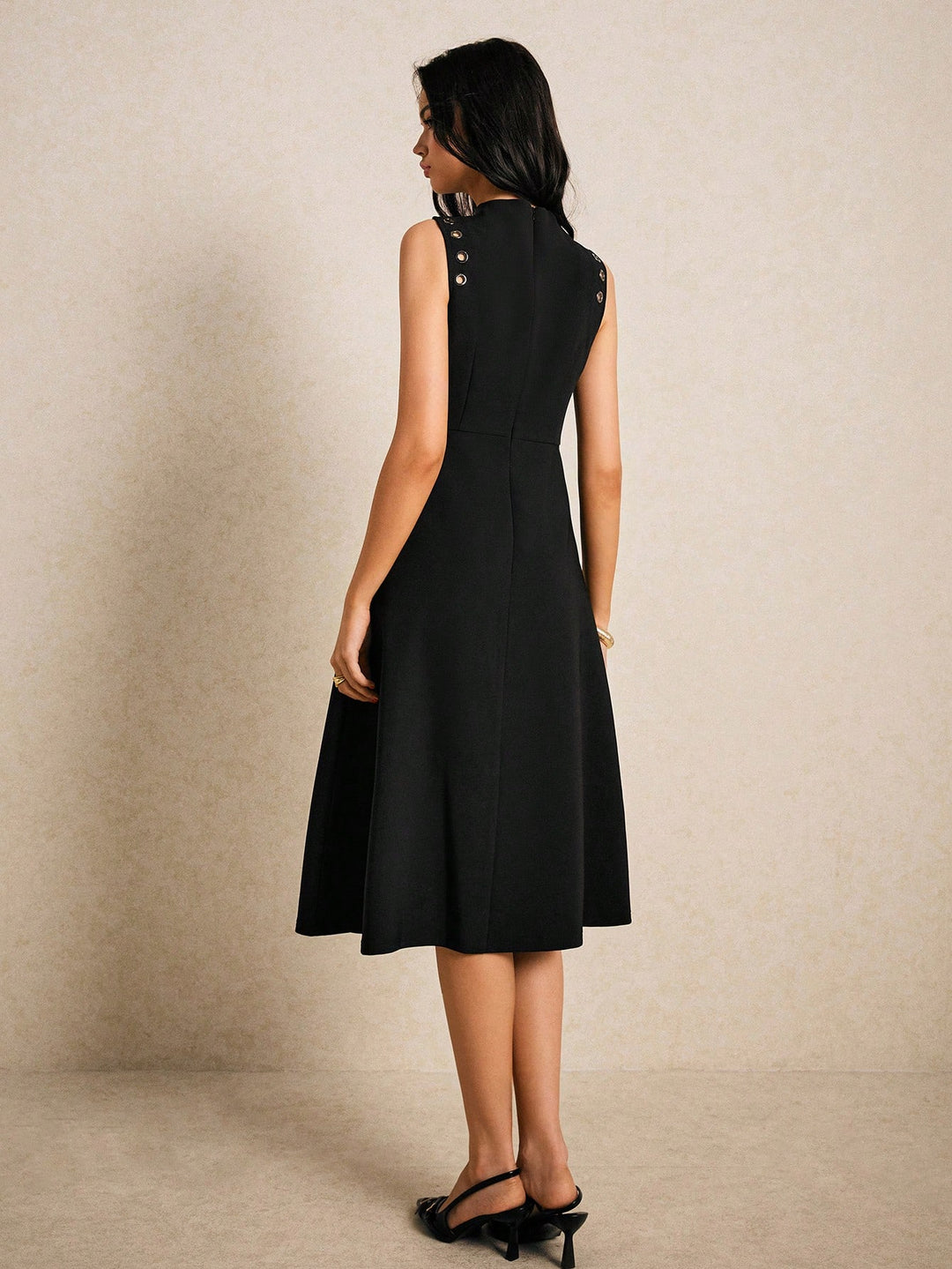 Rochie midi SHEIN, negru