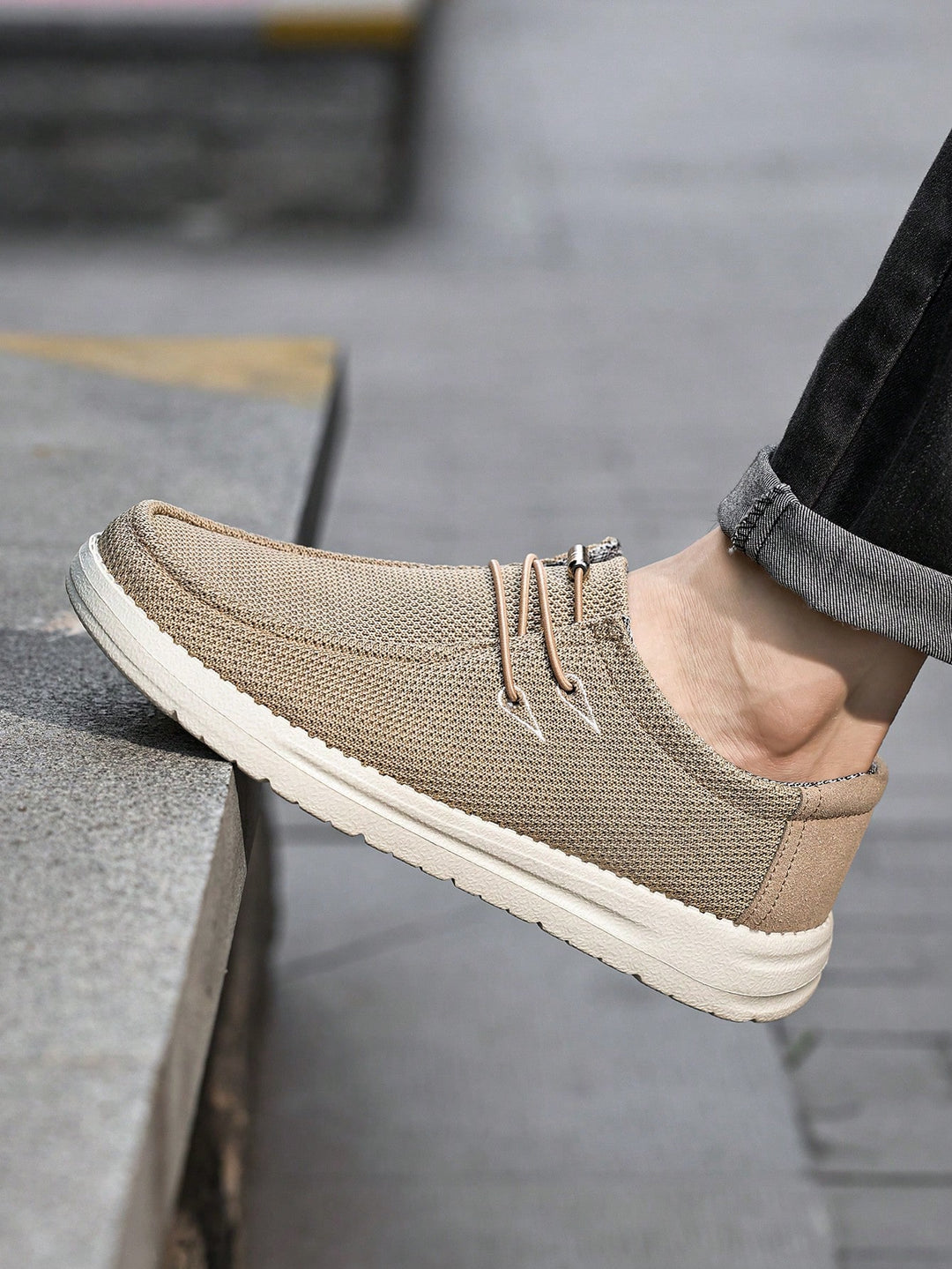 Mocasini SHEIN, kaki