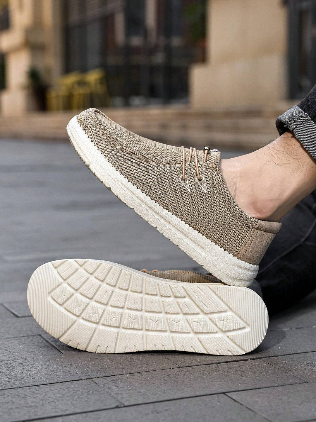 Mocasini SHEIN, kaki