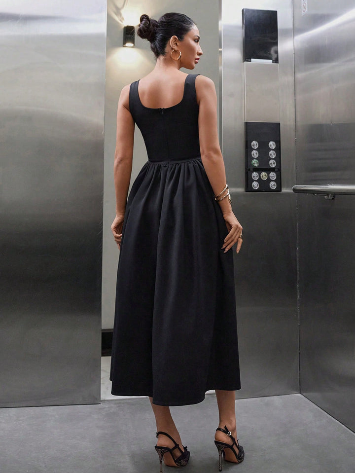 Rochie midi SHEIN, negru