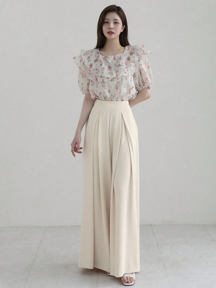 Pantaloni SHEIN, alb