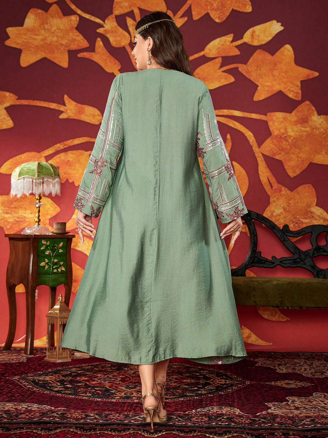 Rochie SHEIN, verde
