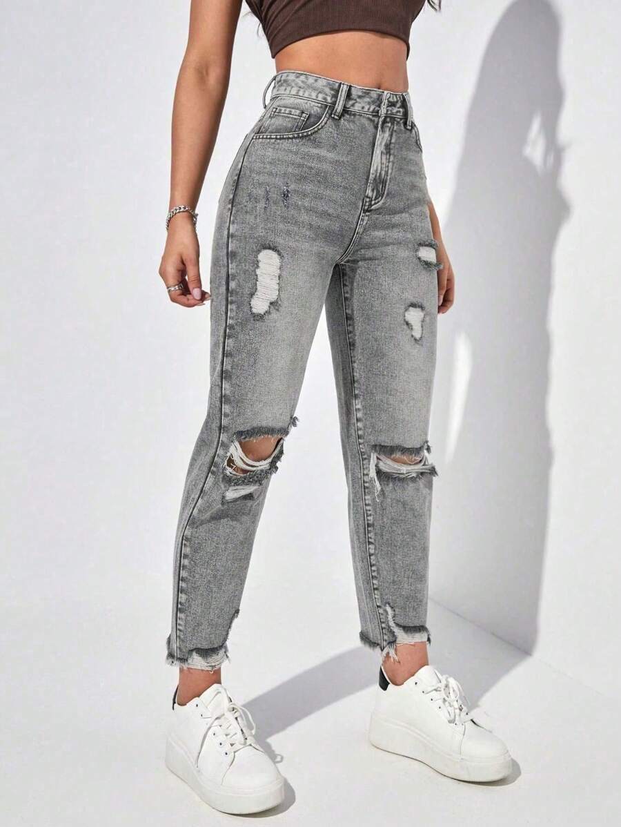Jeans SHEIN, gri