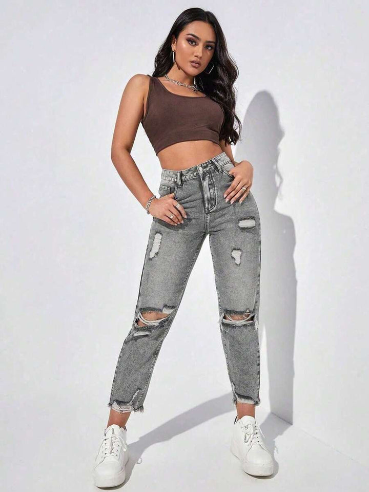 Jeans SHEIN, gri