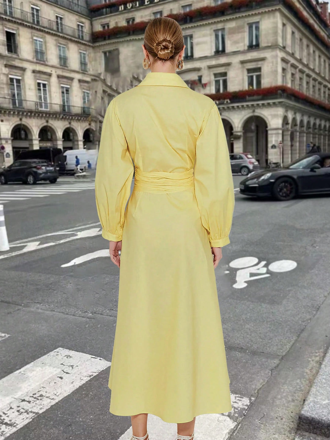 Rochie maxi SHEIN, galben