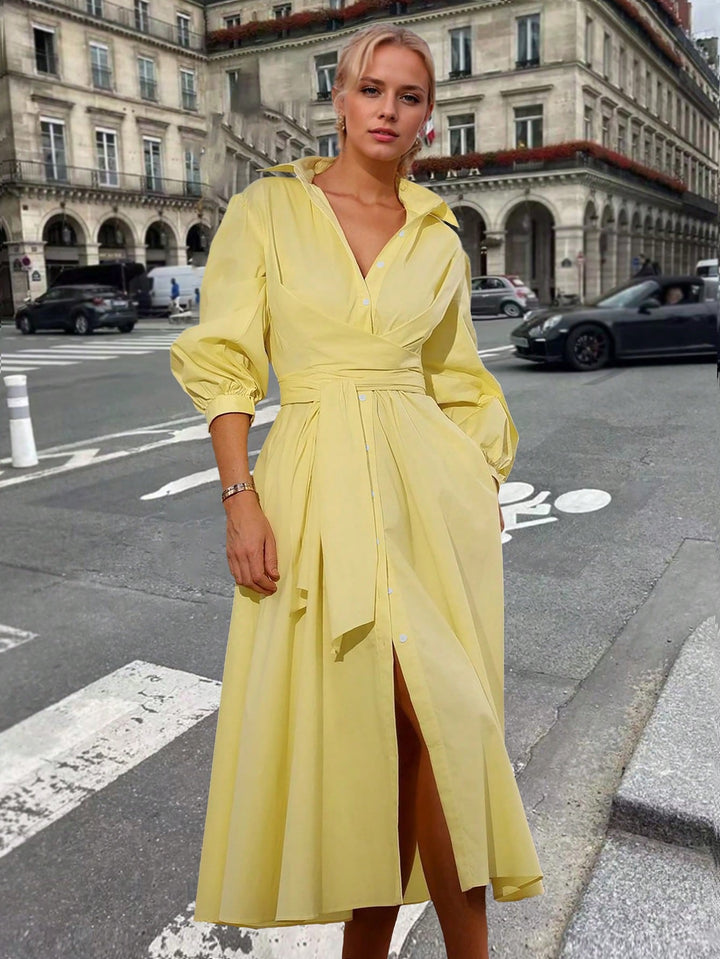 Rochie maxi SHEIN, galben