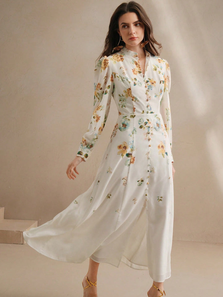 SHEIN maxi ruha, fehér