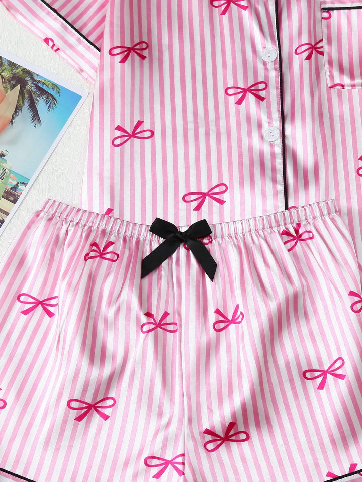 Compleu pijamale SHEIN, roz