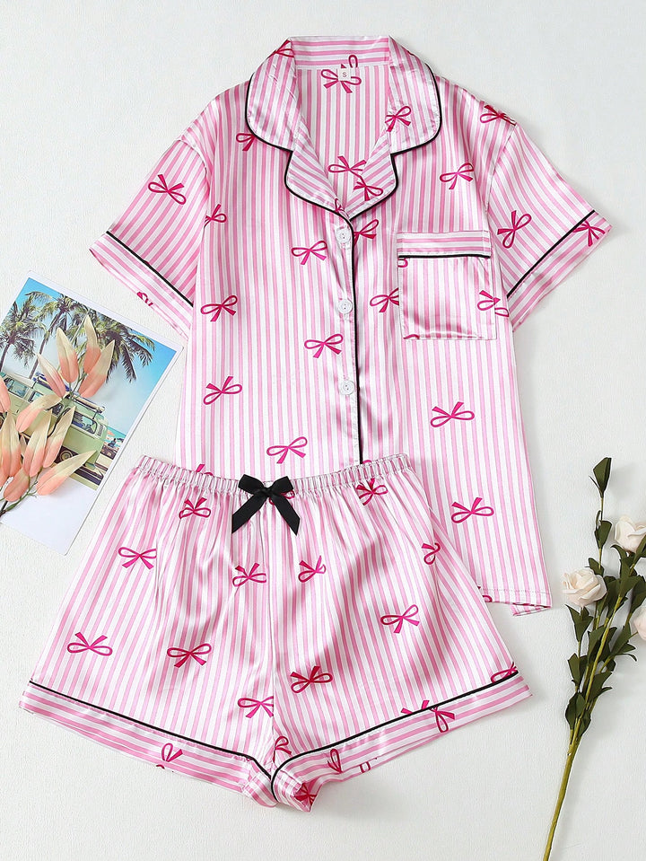 Compleu pijamale SHEIN, roz