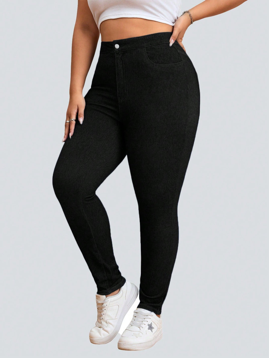 Jeans SHEIN, negru