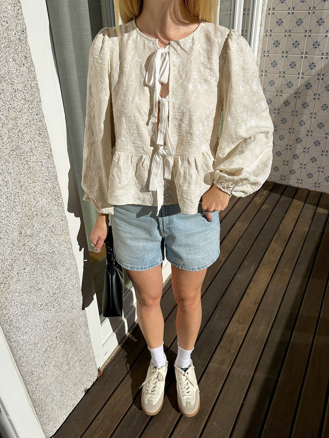 Top SHEIN, portocaliu