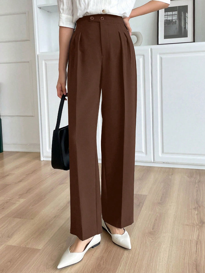 Pantaloni SHEIN, maro