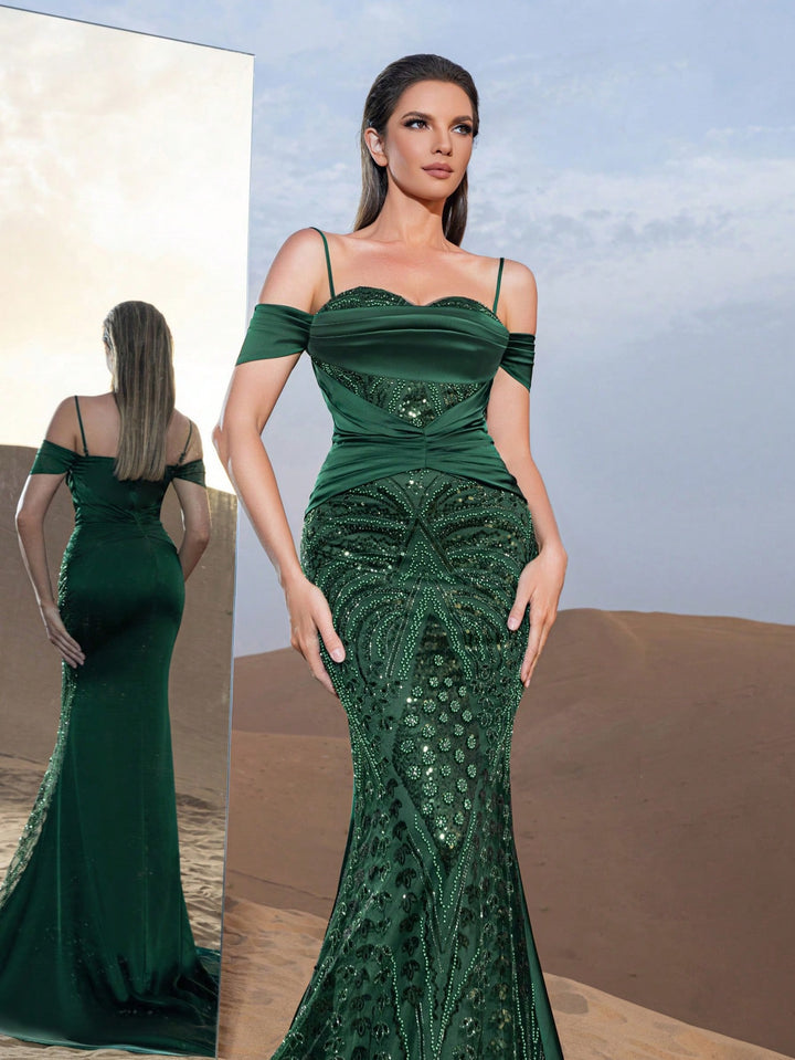 Rochie SHEIN, verde