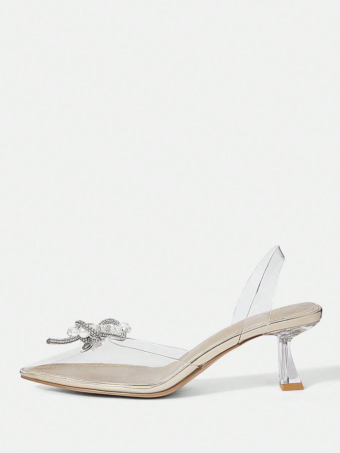 Pantofi cu toc SHEIN, auriu