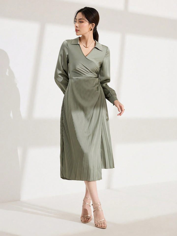 Rochie midi SHEIN, verde