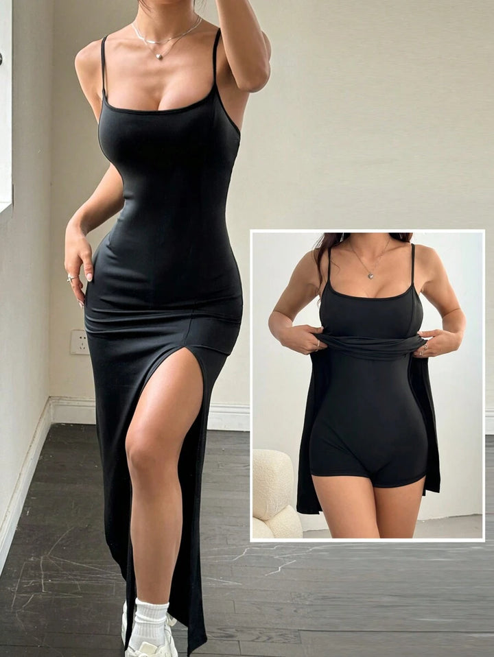 Rochie maxi SHEIN, negru