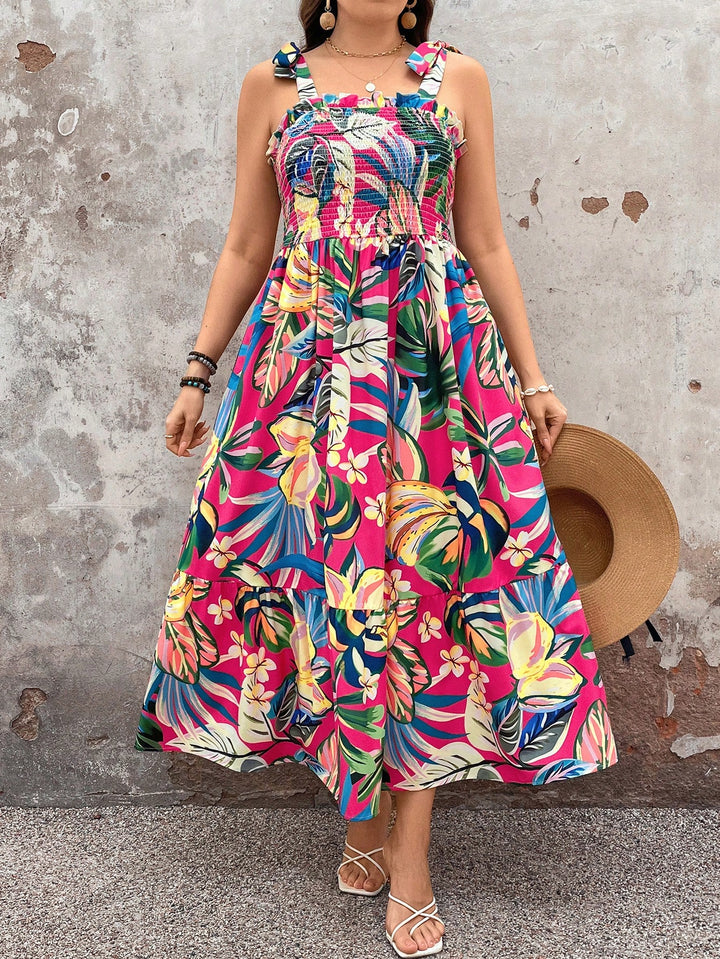 Rochie midi SHEIN, mix culori