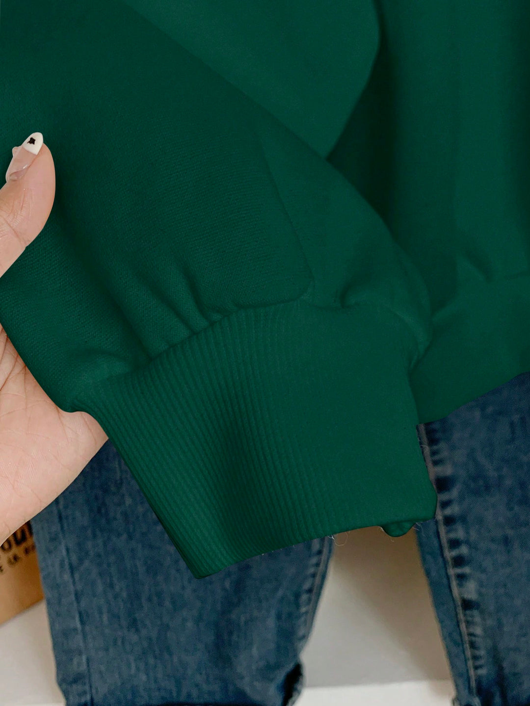 Hanorac SHEIN, verde