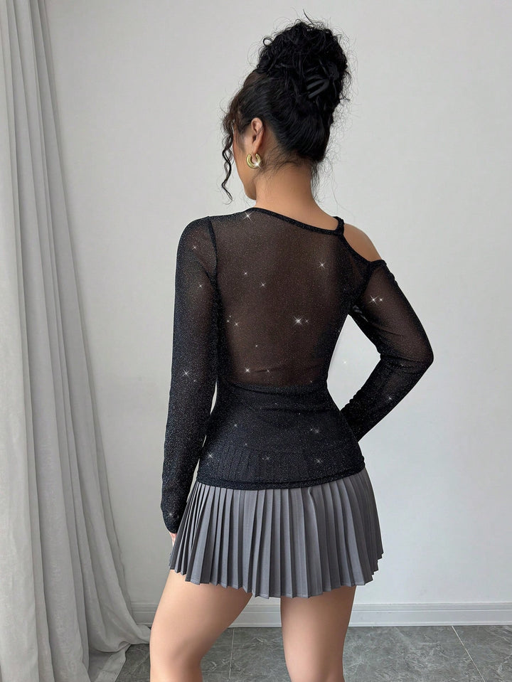 SHEIN blúz, fekete