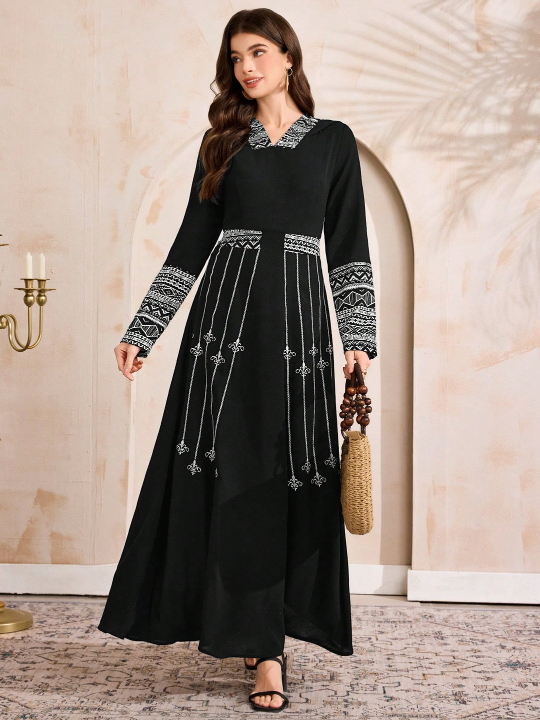 Rochie maxi SHEIN, negru