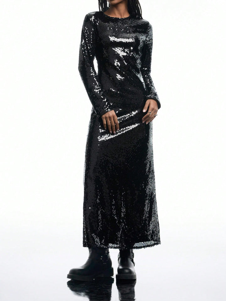Rochie maxi SHEIN, negru