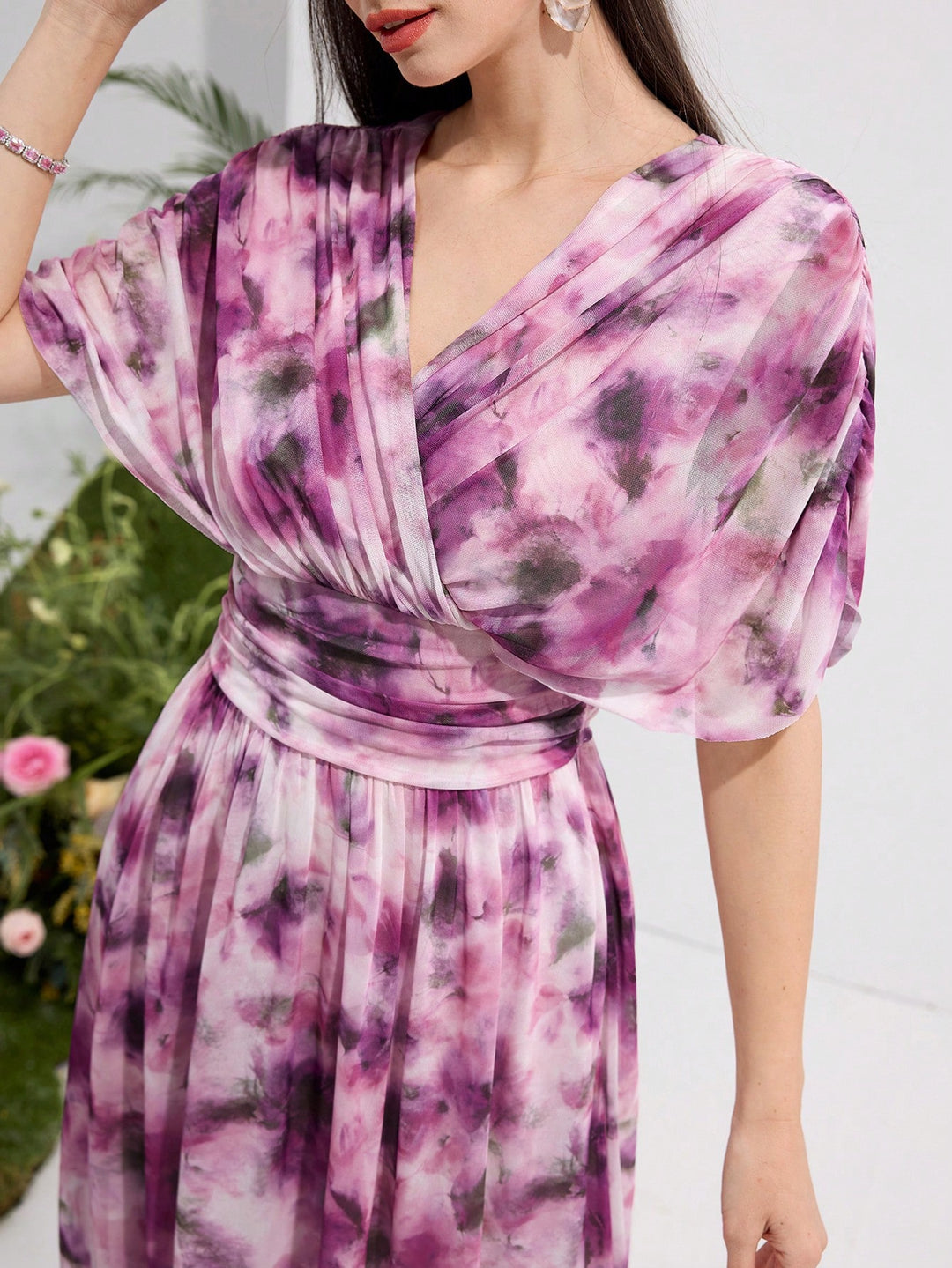 Rochie maxi SHEIN, mix culori