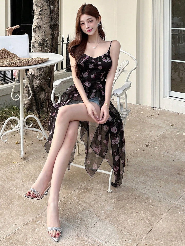 Rochie maxi SHEIN, negru