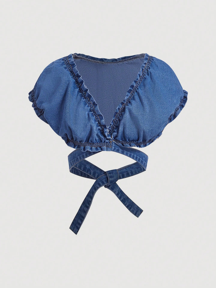 Top SHEIN, albastru