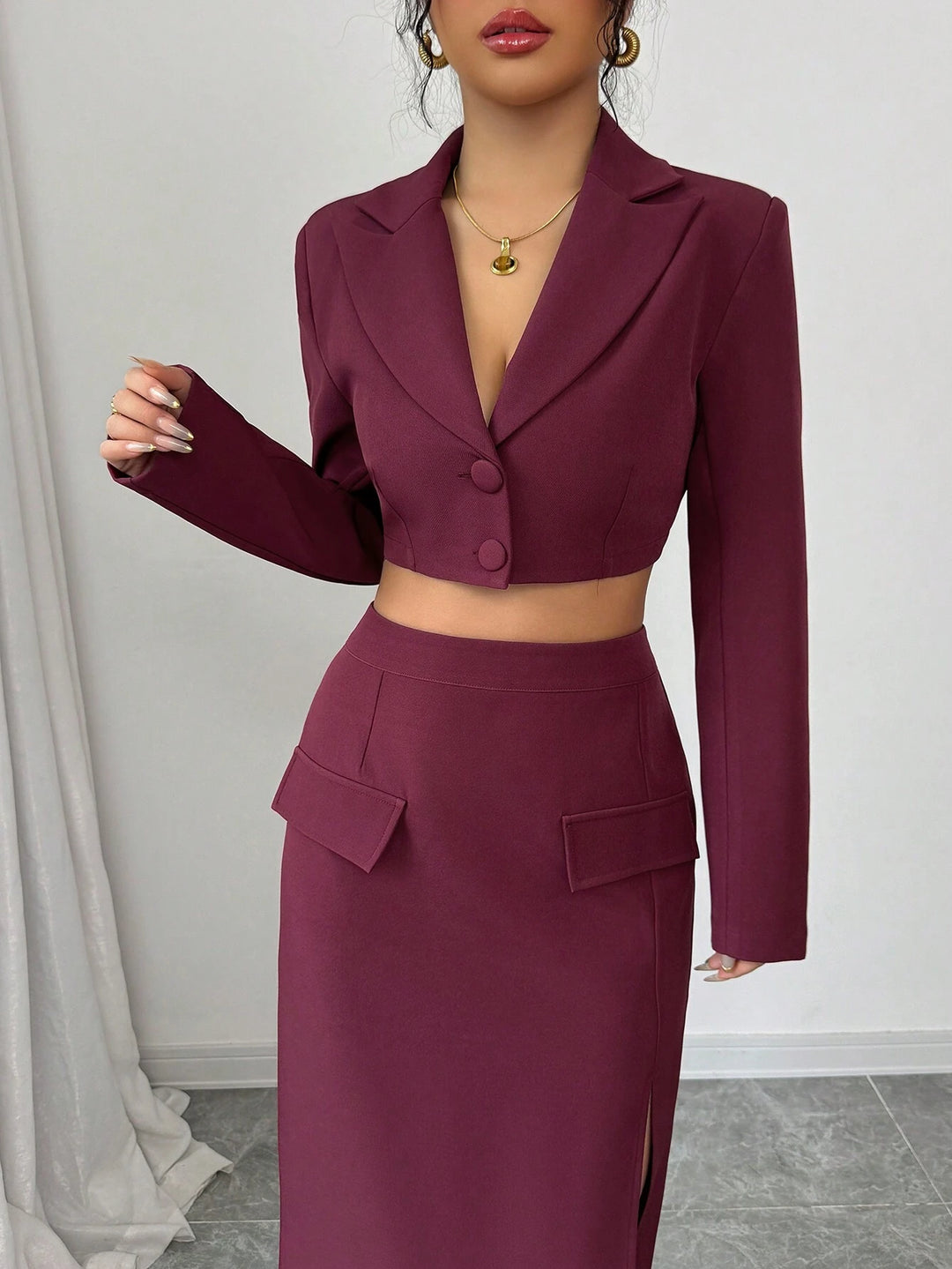 SHEIN együttes, meggypiros