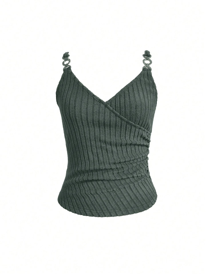 SHEIN póló, khaki