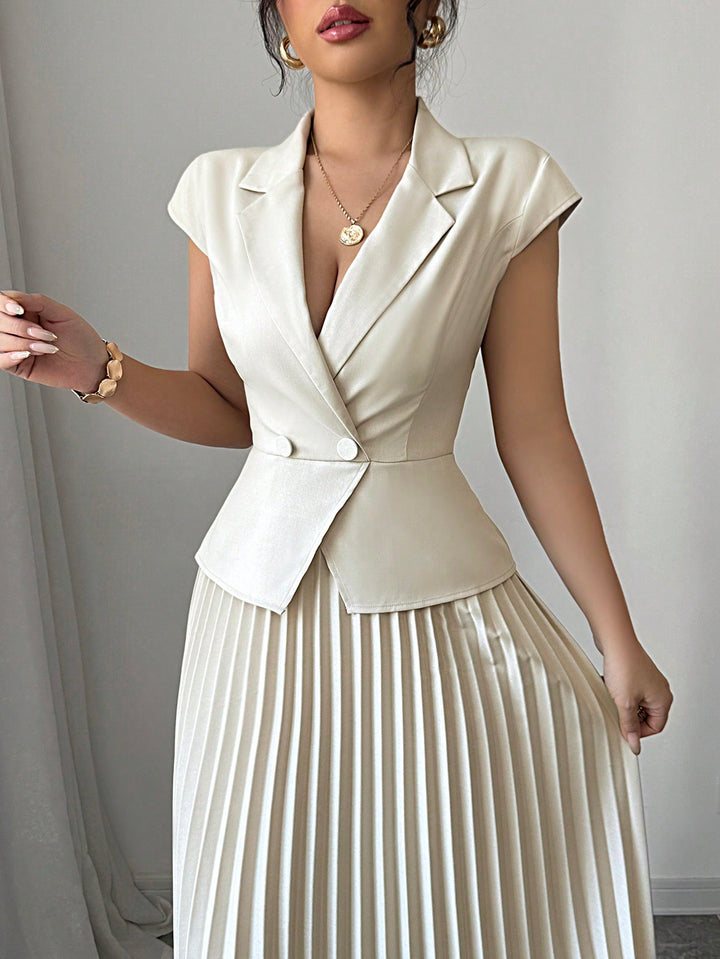 SHEIN maxi ruha, bézs