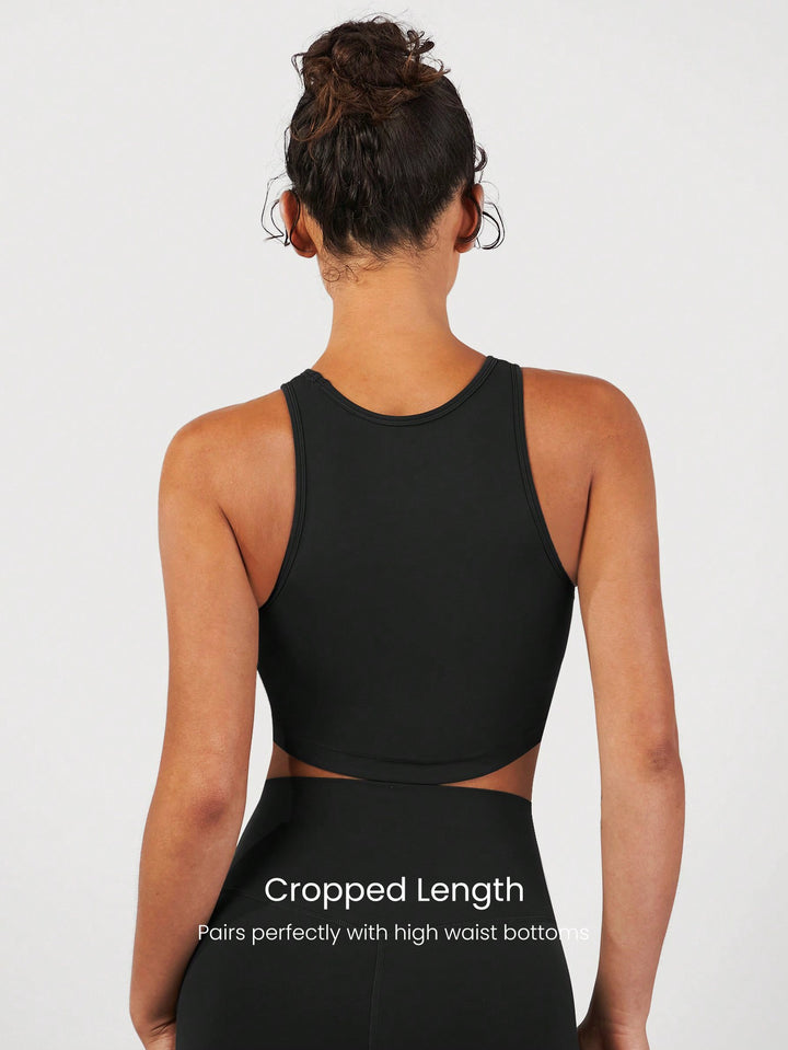 Bustieră sport SHEIN, negru