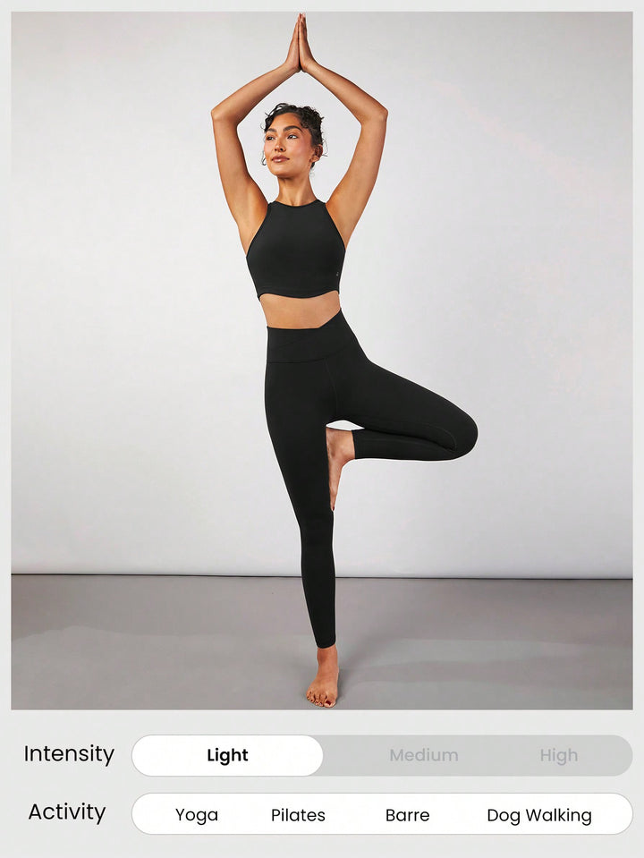 Bustieră sport SHEIN, negru