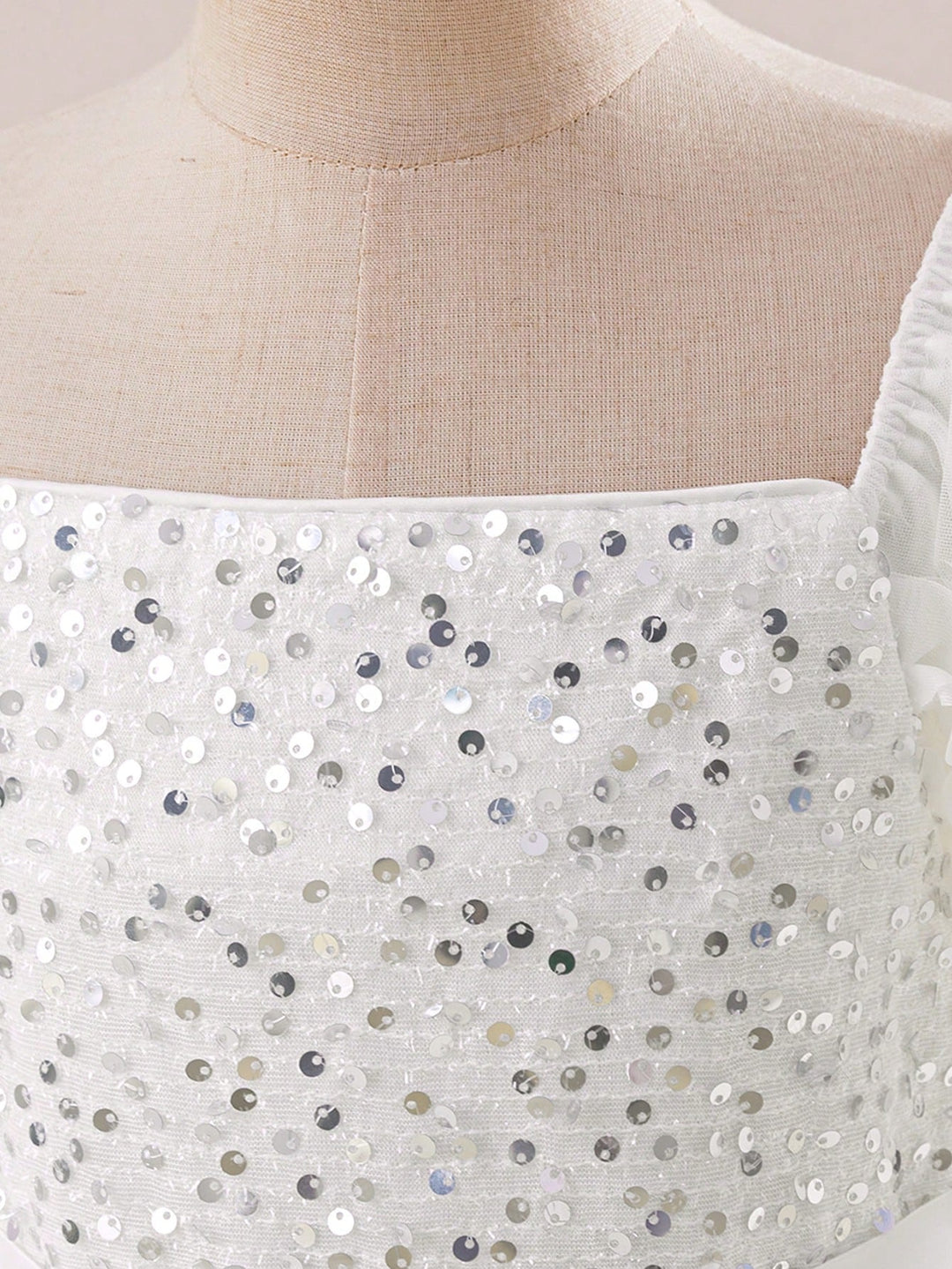 Rochie de ocazie SHEIN, alb