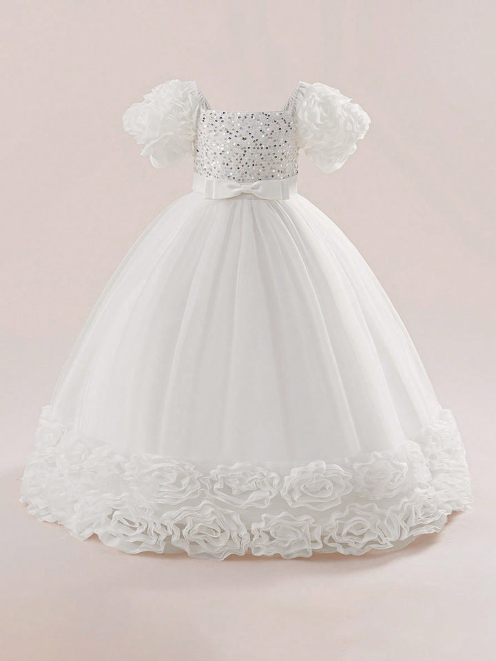 Rochie de ocazie SHEIN, alb