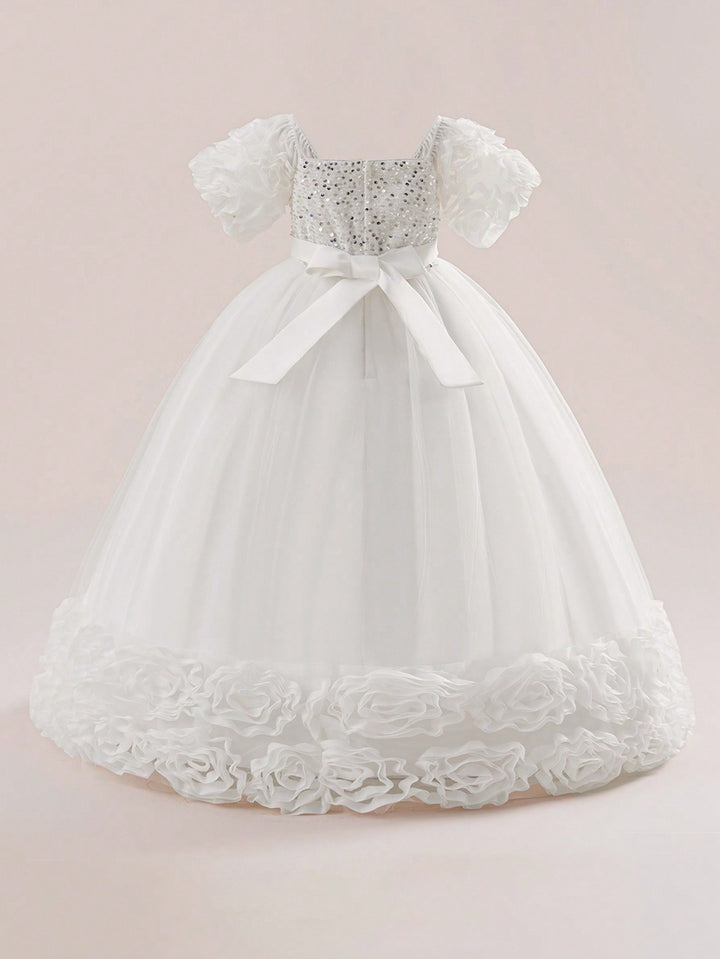 Rochie de ocazie SHEIN, alb