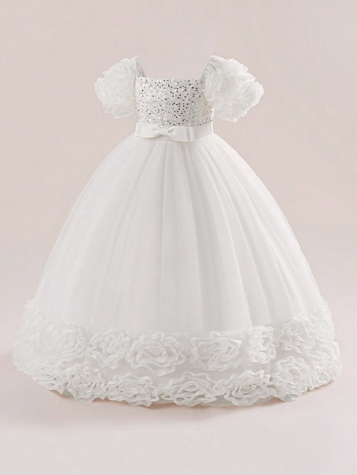 Rochie de ocazie SHEIN, alb