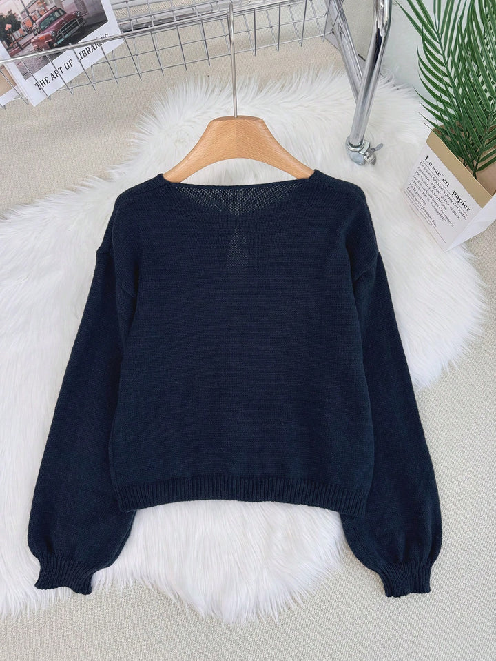 Cardigan SHEIN, albastru