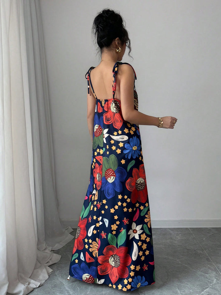 Rochie maxi SHEIN, mix culori