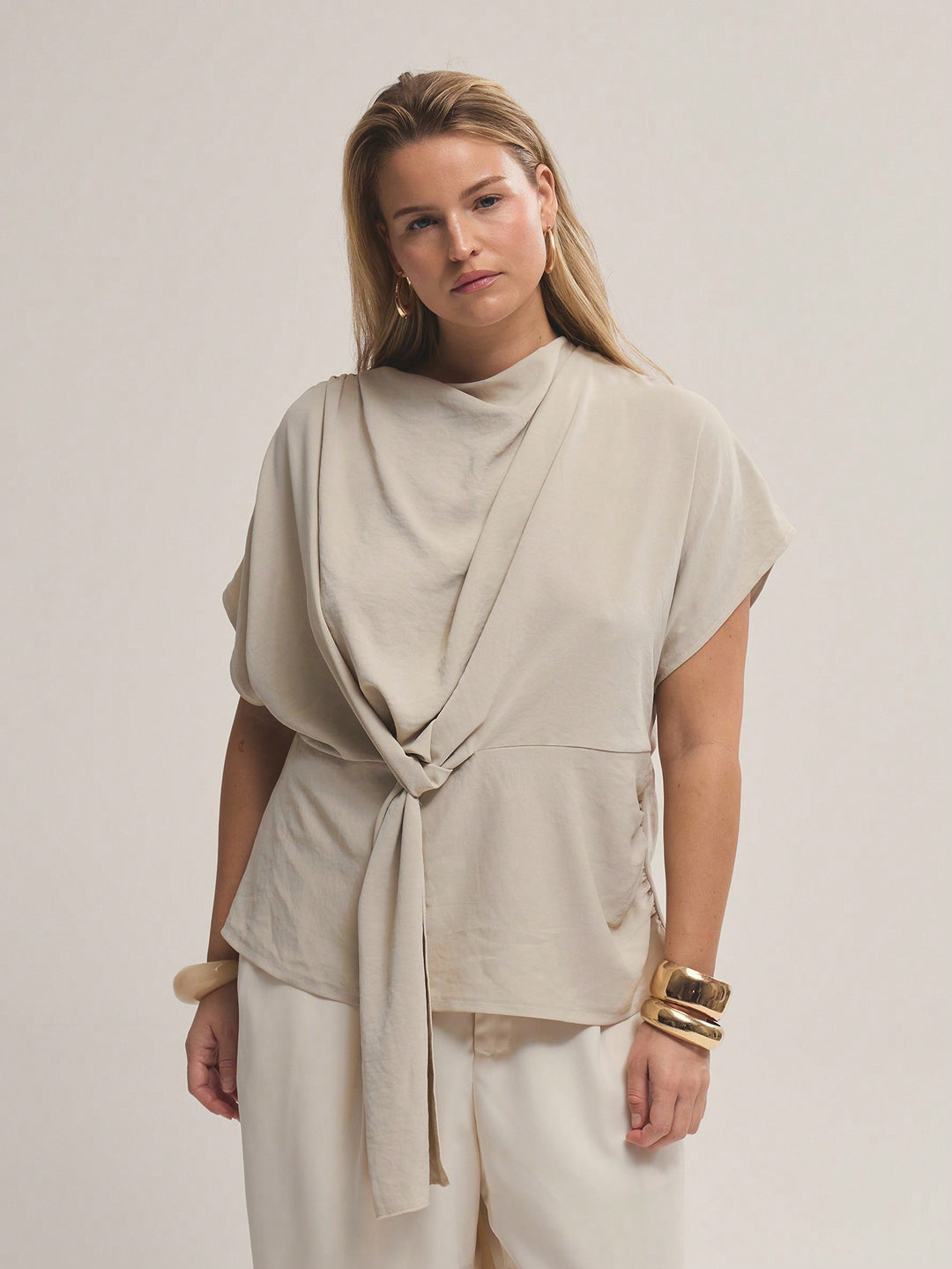 SHEIN blúz, khaki