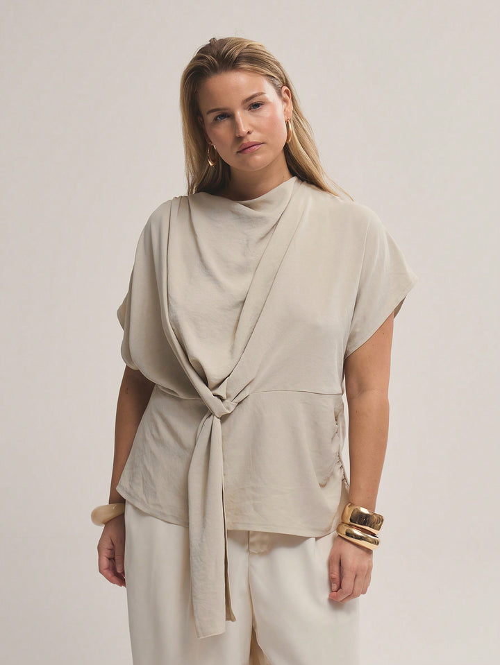 SHEIN blúz, khaki