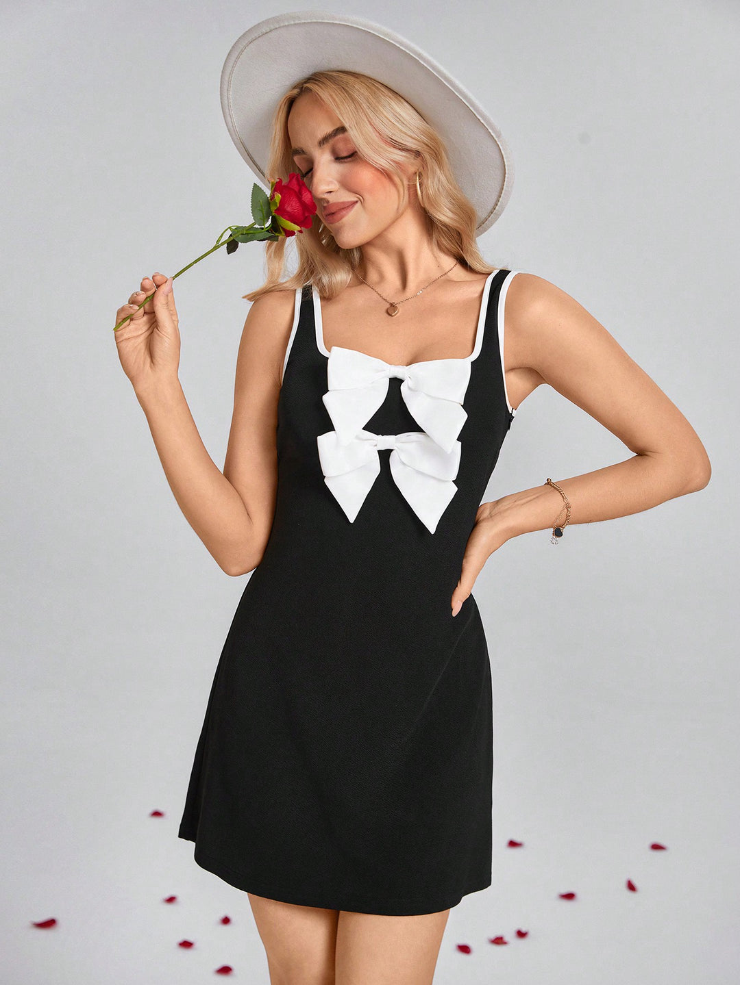 Rochie mini SHEIN, alb