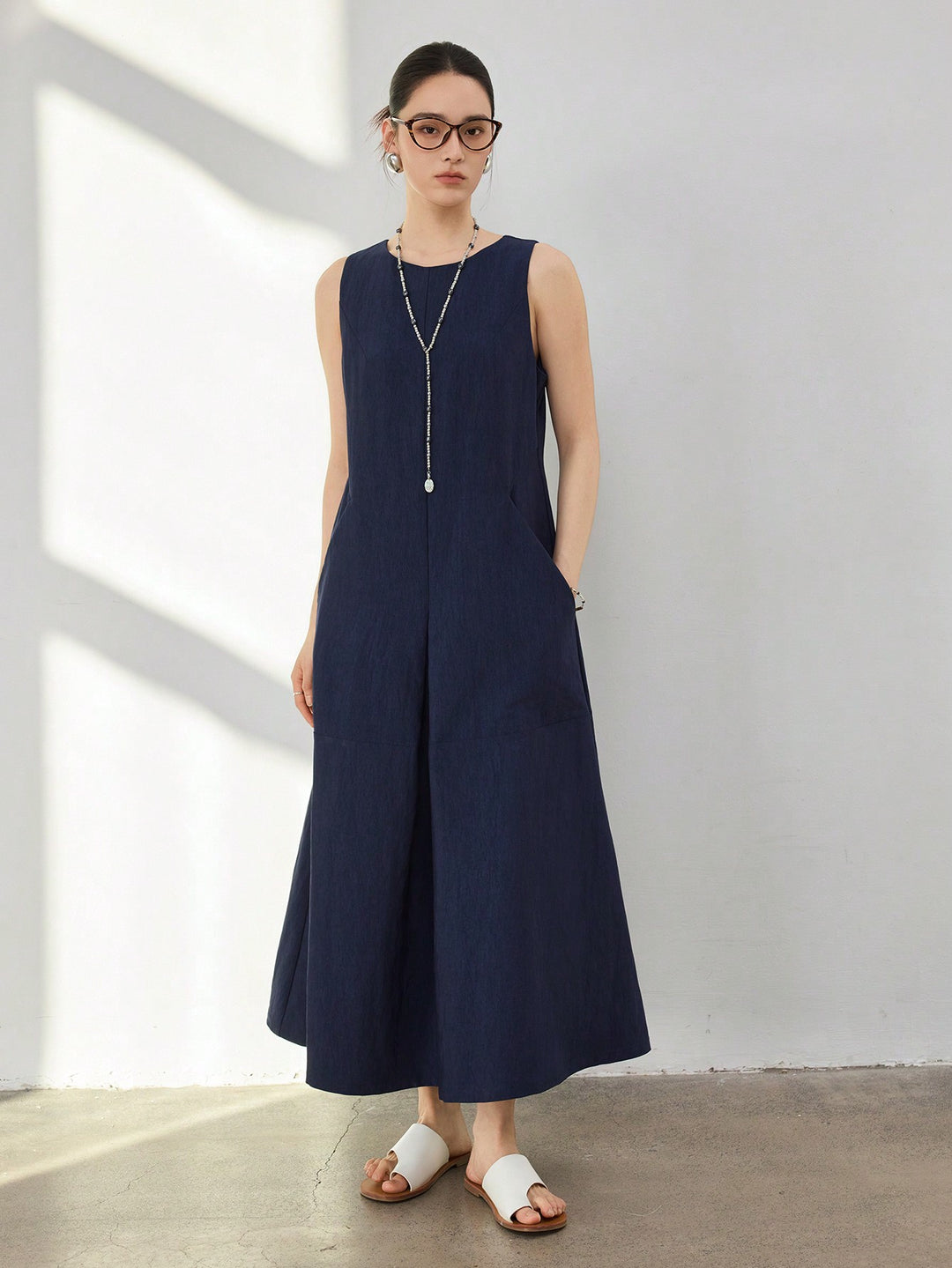 Rochie maxi SHEIN, albastru