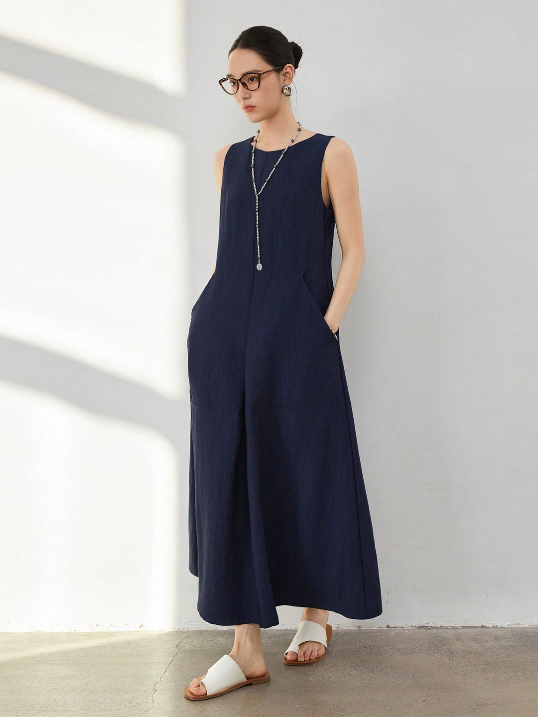Rochie maxi SHEIN, albastru